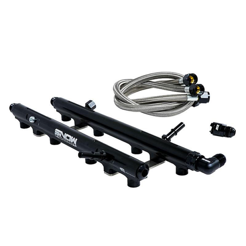 Ford F-150 Fuel Rail Kit - Snow Performance - Billet - Black - `11-`17 Ford F-150 Fuel Rail Kit - Snow Performance - Billet - Black - `11-`17
